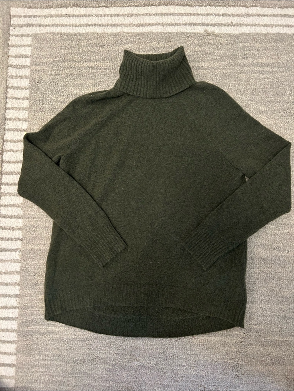 J. Crew Olive Green Turtleneck Sweater - Women